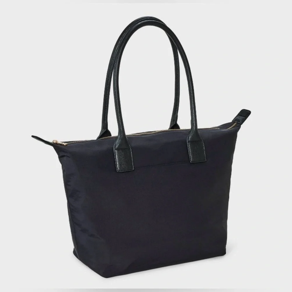 Universal Thread Black Tote Bag with Top Handles - Picture 2 of 8
